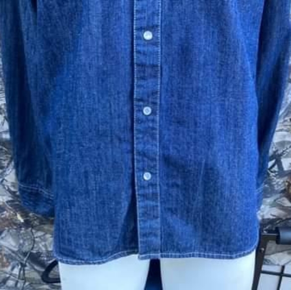 Levi's Barstow Triple Stitch High Quality Pearl Snap Western Shirt Men's Medium - Picture 4 of 16